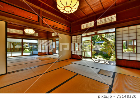 重伝建　岩村の町並み　勝川家 75148320