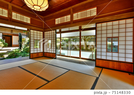 重伝建　岩村の町並み　勝川家 75148330