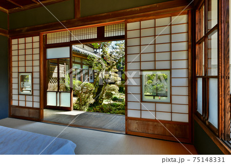 重伝建　岩村の町並み　勝川家 75148331