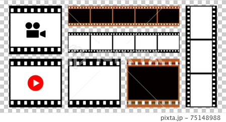 フィルム枠の素材セット 75148988