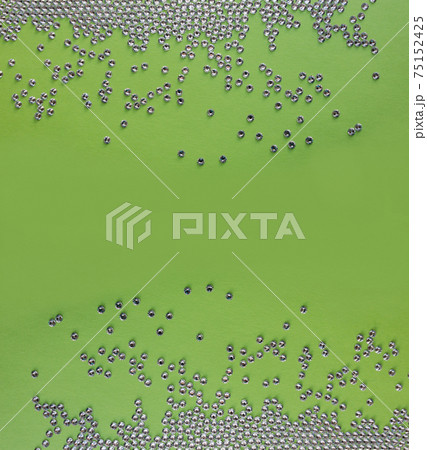 rhinestones on a green background, top photo. design for text rhinestones on a green background, top photo. design for text 75152425