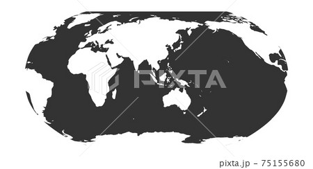 World Map in Robinson Projection World Map in Robinson Projection 75155680