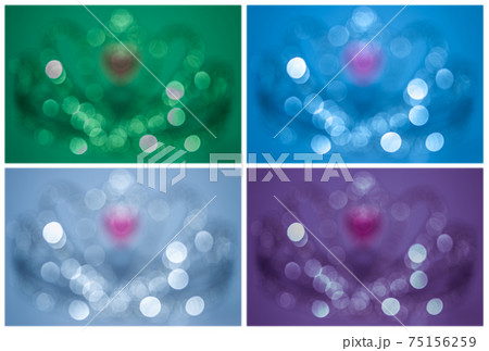 Set of beautiful bokeh background created by lights Set of beautiful bokeh background created by lights 75156259