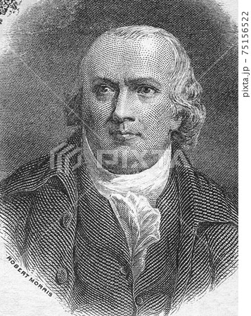 Robert Morris a portrait from old American money 75156522