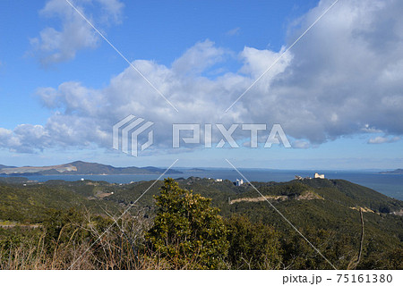 鳥羽展望台からの眺望(三重県鳥羽市) 鳥羽展望台からの眺望(三重県鳥羽市) 75161380