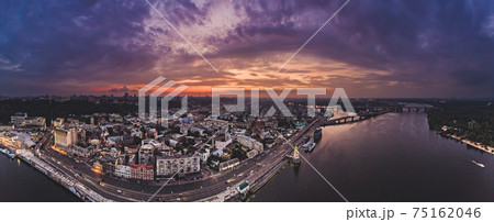 Sunset over Dnipro 75162046