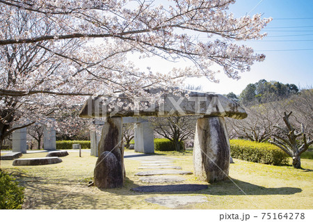 常陸風土記の丘 石のモニュメント 時の門 常陸風土記の丘 石のモニュメント 時の門 75164278