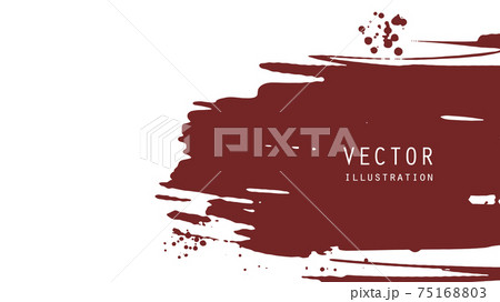 Abstract ink brush banners with grunge effect Abstract ink brush banners with grunge effect 75168803