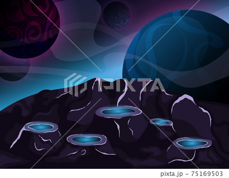 Space background vector 75169503