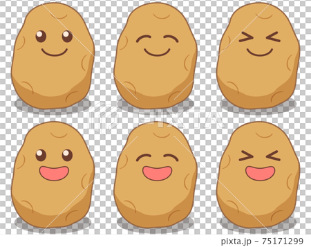 笑顔のジャガイモ 75171299