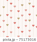 Colorful Hearts strips seamless pattern 75173016