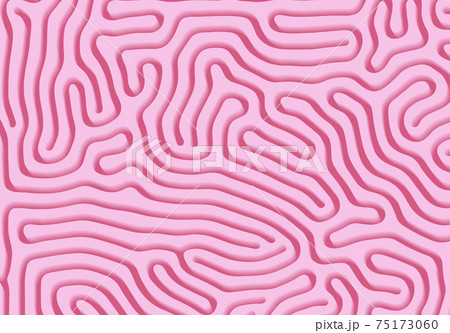 Abstract background with optical illusion generative pattern and vibrant fluid soft pink color. 75173060