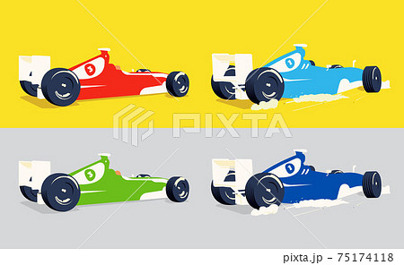 Formula F1のイラスト素材