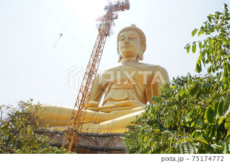 Great Buddha at Wat Paknam in Bangkok, Thailand Great Buddha at Wat Paknam in Bangkok, Thailand 75174772