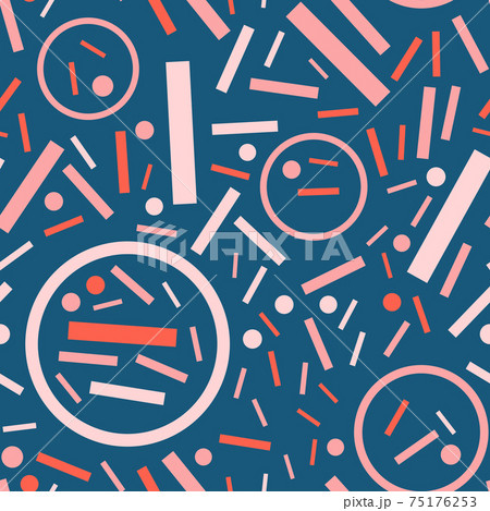 Seamless abstract pattern. Beautiful texture for textile or paper print. Vector illustration. Cute colorful background. Seamless abstract pattern. Beautiful texture for textile or paper print. Vector illustration. Cute colorful background. 75176253