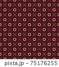 Seamless abstract pattern. Beautiful texture for textile or paper print. Vector illustration. Cute colorful background. 75176255