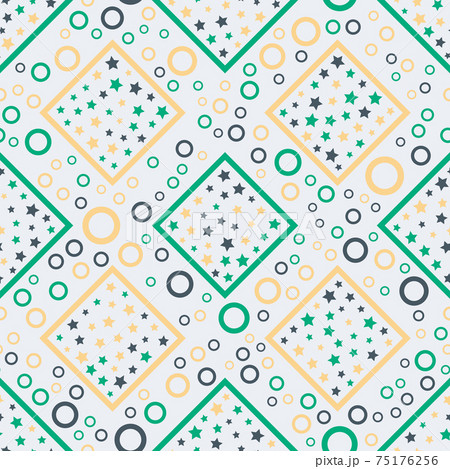 Seamless abstract pattern. Beautiful texture for textile or paper print. Vector illustration. Cute colorful background. Seamless abstract pattern. Beautiful texture for textile or paper print. Vector illustration. Cute colorful background. 75176256