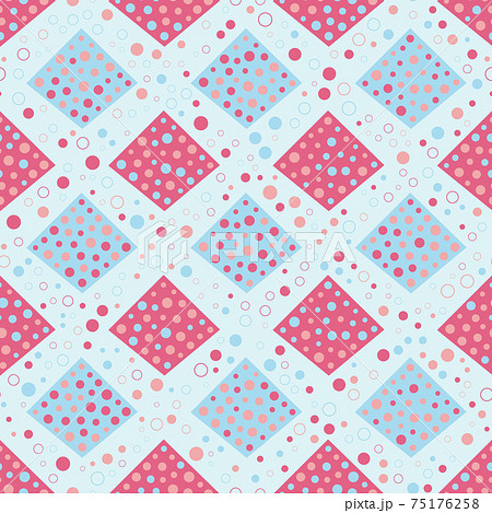 Seamless abstract pattern. Beautiful texture for textile or paper print. Vector illustration. Cute colorful background. Seamless abstract pattern. Beautiful texture for textile or paper print. Vector illustration. Cute colorful background. 75176258