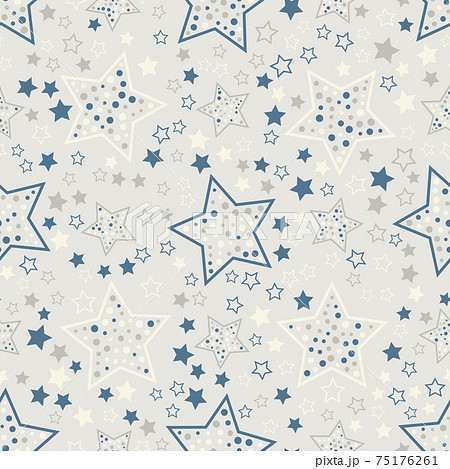 Seamless abstract pattern. Beautiful texture for textile or paper print. Vector illustration. Cute colorful background. Seamless abstract pattern. Beautiful texture for textile or paper print. Vector illustration. Cute colorful background. 75176261