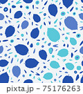 Seamless abstract pattern. Beautiful texture for textile or paper print. Vector illustration. Cute colorful background. 75176263
