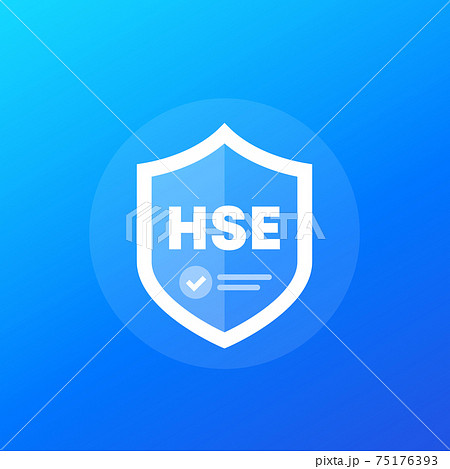 HSE icon, Health, Safety, Environment vector 75176393