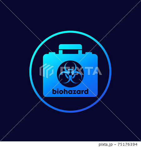 biohazard box icon for web 75176394