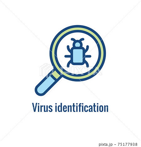 Certified Ethical Hacking icon showing security and hacking idea 75177938