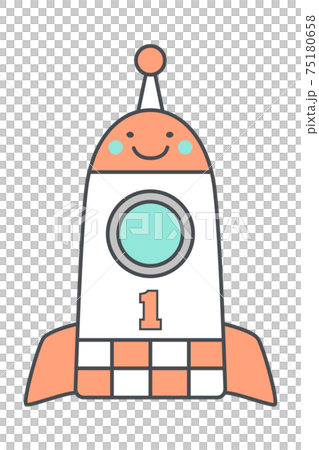 Rocket illustration 75180658