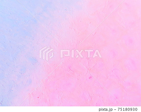 抽象画風の青空と桜 横 75180930