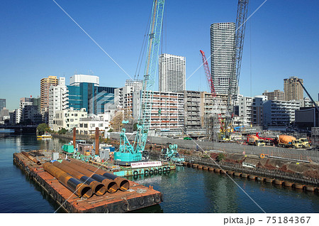 東京都中央区のタワーマンション建設工事 東京都中央区のタワーマンション建設工事 75184367