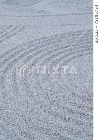 枯山水の模様 75186793