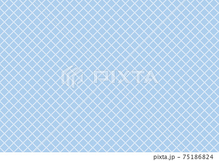 格子　格子柄　ブルー　背景素材 75186824