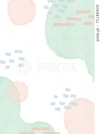 パステル抽象背景 春 ポップのイラスト素材