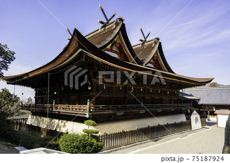 吉備津神社 本殿・拝殿 岡山県岡山市 吉備津神社 本殿・拝殿 岡山県岡山市 75187924