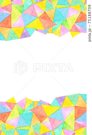 背景素材 三角 カラフルテクスチャー 背景素材 三角 カラフルテクスチャー 75188709