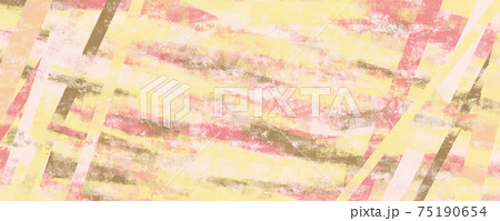 ピンク ベージュ 茶色 かすれ ストライプ 模様 壁 背景素材のイラスト素材