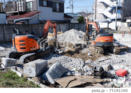 住宅解体現場 75191100