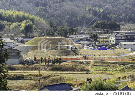 千足古墳 復元工事 岡山県岡山市 千足古墳 復元工事 岡山県岡山市 75191385