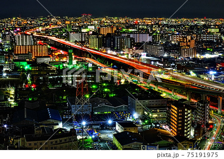 東大阪を見下ろした夜景 75191975