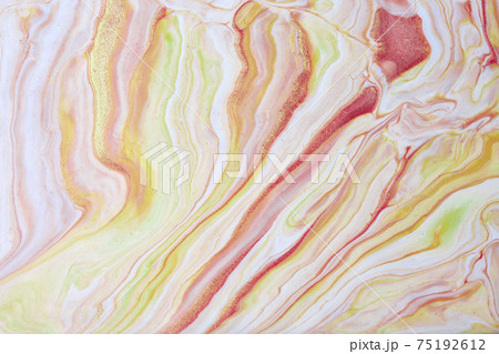 Abstract fluid art background beige and golden colors. Liquid marble. Abstract fluid art background beige and golden colors. Liquid marble. 75192612