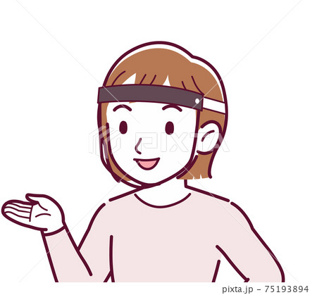 Girl in pink long Girl in pink long 75193894