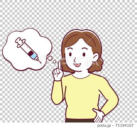 矢量 女人 女性 75194107