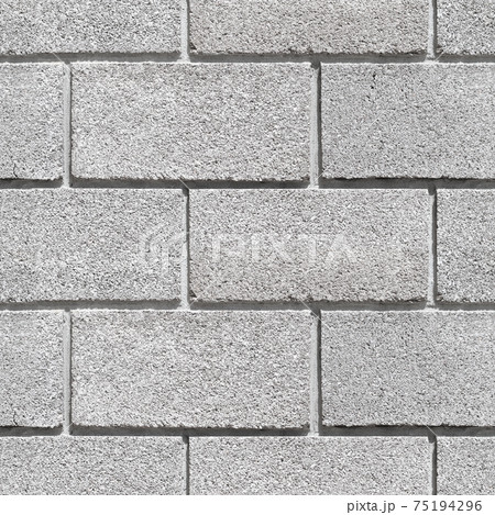 Seamless background texture of gray wall. Square photo Seamless background texture of gray wall. Square photo 75194296