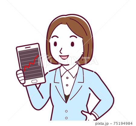 Young woman in a light blue suit_M_Stock Young woman in a light blue suit_M_Stock 75194984