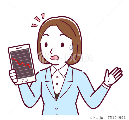 Young woman in a light blue suit_M_Stock 75194991