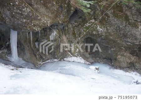 鳴岩川の氷瀑 鳴岩川の氷瀑 75195073
