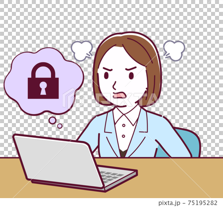 Young woman in a light blue suit_D_Security 75195282