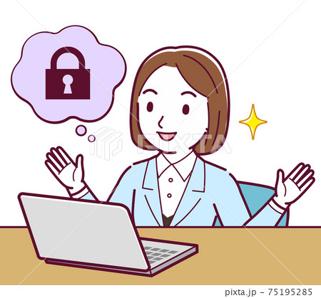 Young woman in a light blue suit_D_Security Young woman in a light blue suit_D_Security 75195285