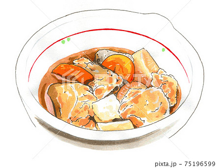 鶏肉煮込みのイラスト素材 [75196599] - PIXTA
