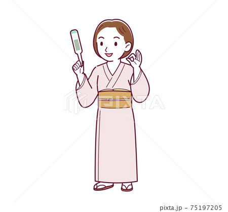 Young girl in pink kimono_B3_thermometer_ok.eps Young girl in pink kimono_B3_thermometer_ok.eps 75197205
